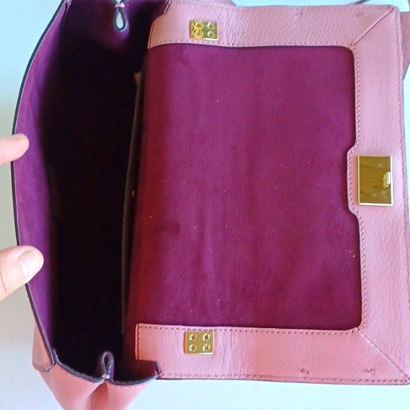 Kate Spade Oliver Drive Hetty Bow Crossbody Bag Dusty Peony Pink - Picture 7 of 13